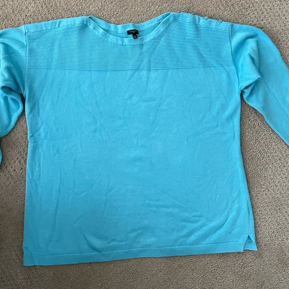 Talbots 2XL blue sweater - Picture 2 of 6
